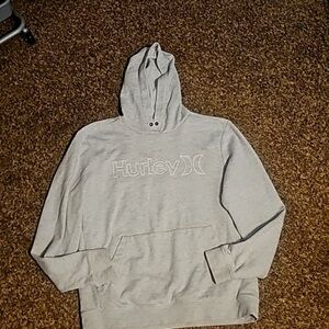 Hurley Gray Men's Hoodie Size Medium